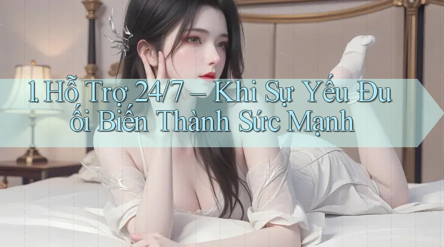 1. Hỗ Trợ 24/7 – Khi Sự Yếu Đuối Biến Thành Sức Mạnh