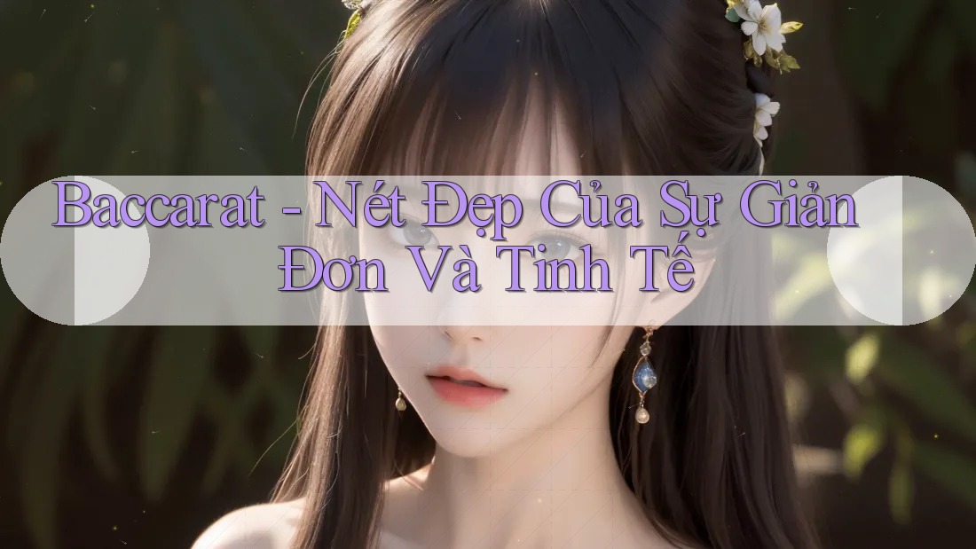 Baccarat - Nét Đẹp Của Sự Giản Đơn Và Tinh Tế