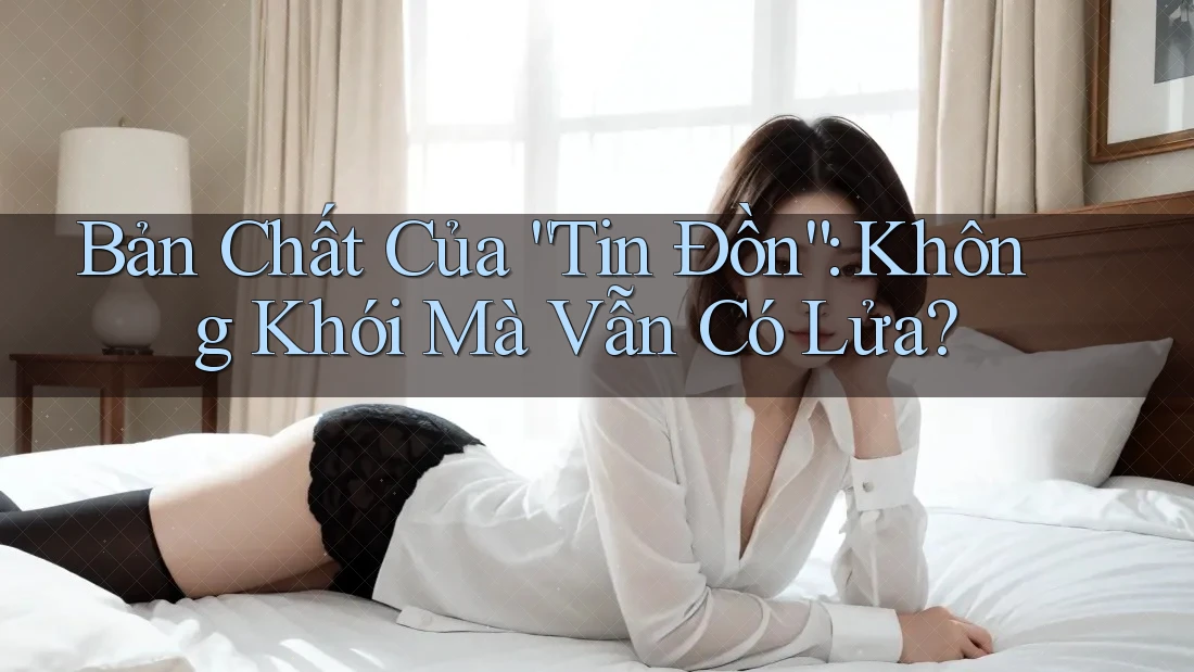 Bản Chất Của “Tin Đồn”: Không Khói Mà Vẫn Có Lửa?