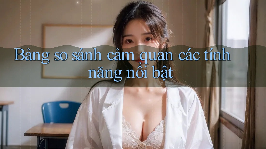 Bảng so sánh cảm quan các tính năng nổi bật