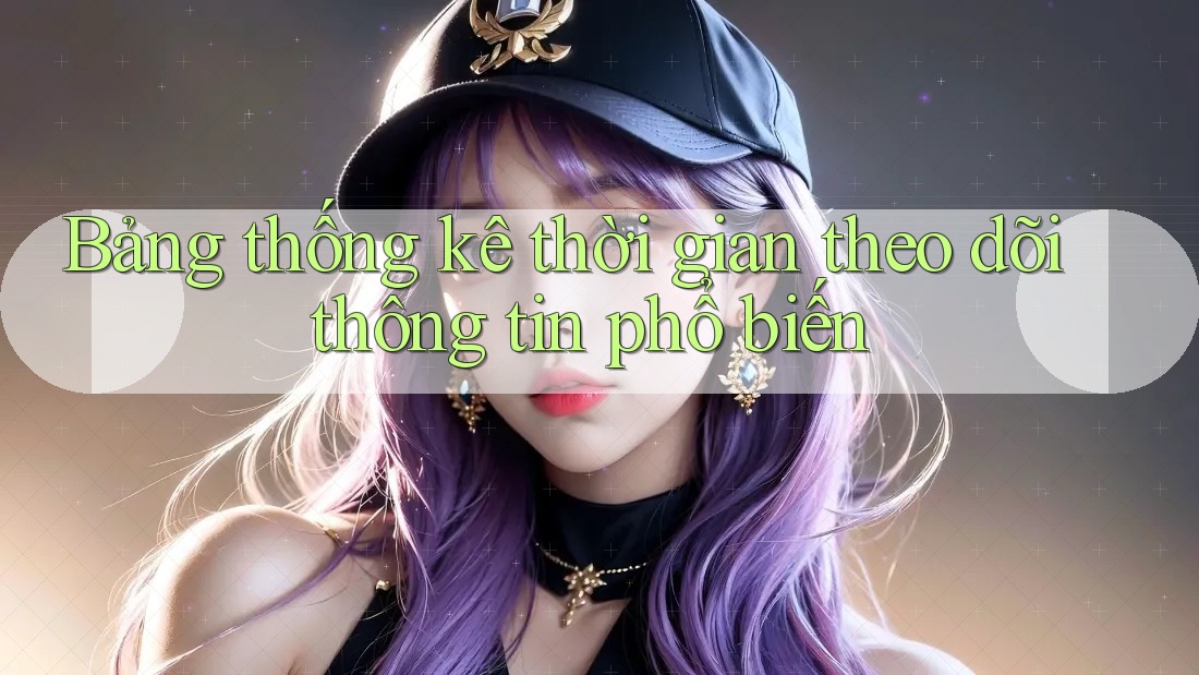 Bảng thống kê thời gian theo dõi thông tin phổ biến