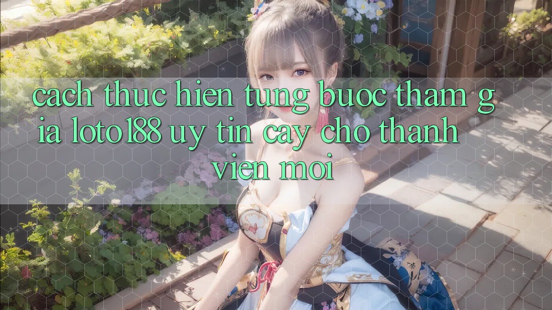 Cách thực hiện Từng Bước Tham Gia Loto188 Uy tín cậy Cho Thành Viên Mới