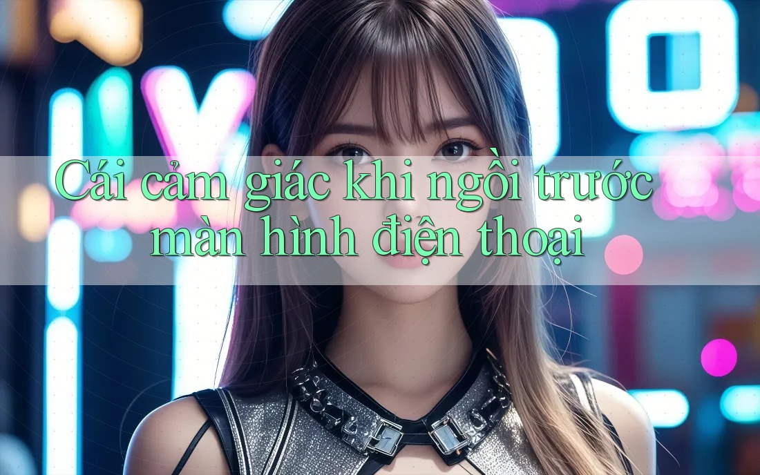 Cái cảm giác khi ngồi trước màn hình điện thoại