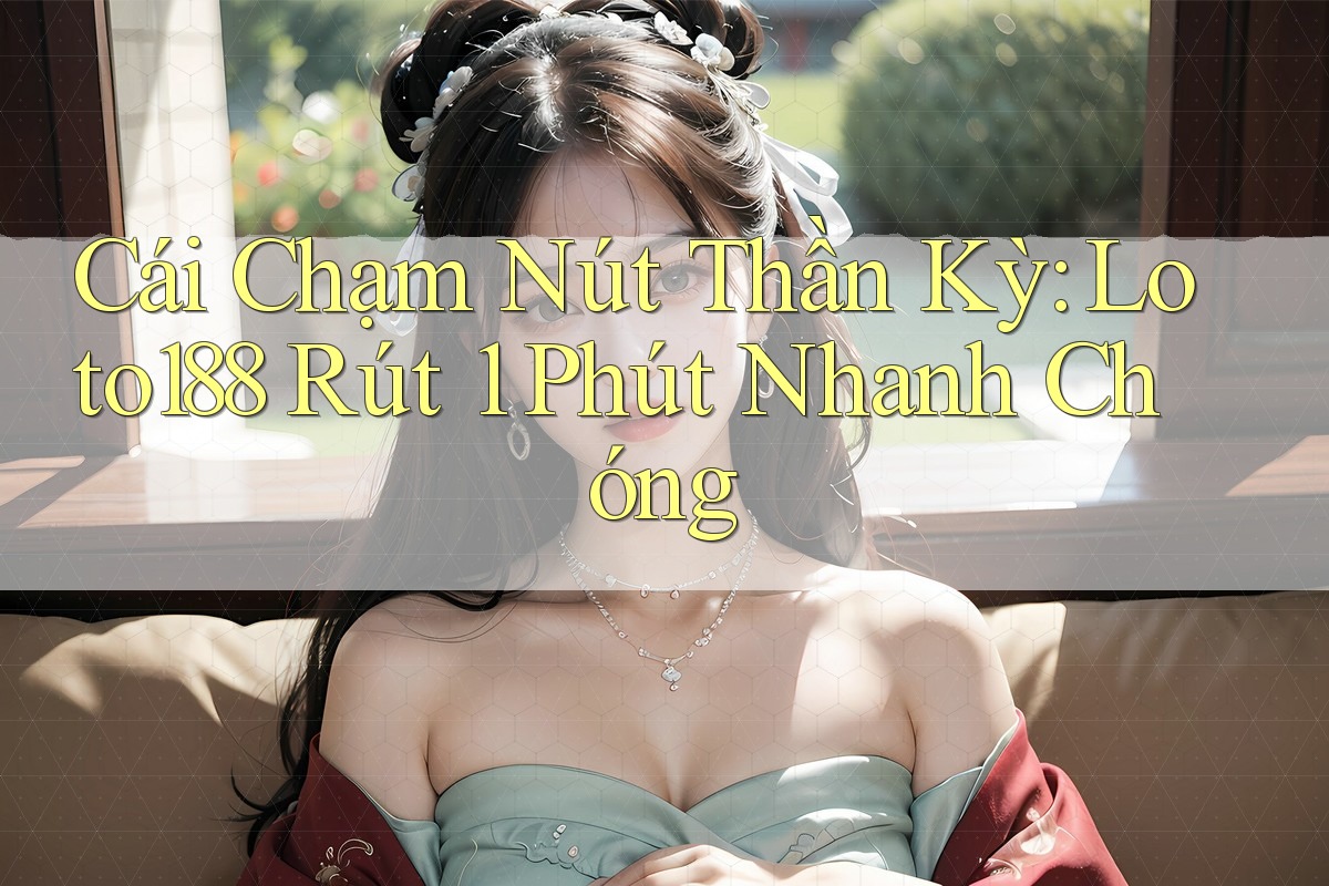 Cái Chạm Nút Thần Kỳ: Loto188 Rút 1 Phút Nhanh Chóng