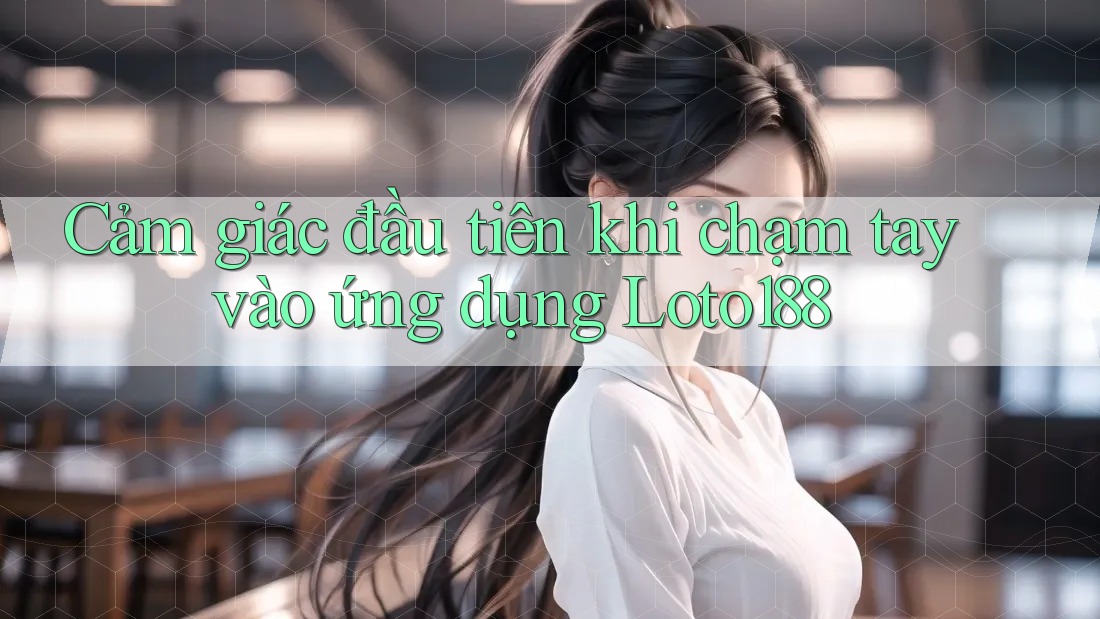 Cảm giác đầu tiên khi chạm tay vào ứng dụng Loto188