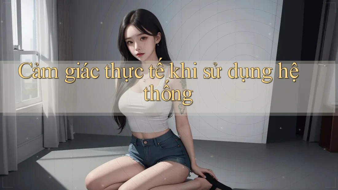 Cảm giác thực tế khi sử dụng hệ thống