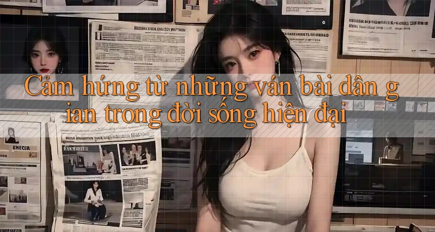 Cảm hứng từ những ván bài dân gian trong đời sống hiện đại