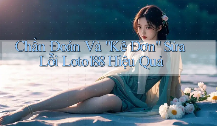 Chẩn Đoán Và “Kê Đơn” Sửa Lỗi Loto188 Hiệu Quả