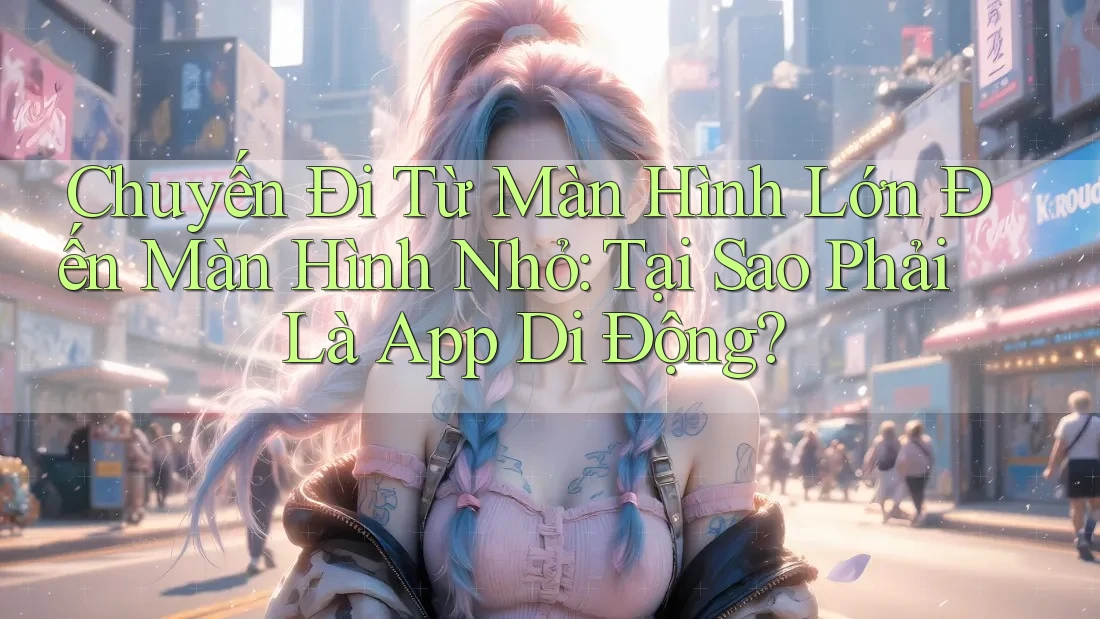 Chuyến Đi Từ Màn Hình Lớn Đến Màn Hình Nhỏ: Tại Sao Phải Là App Di Động?