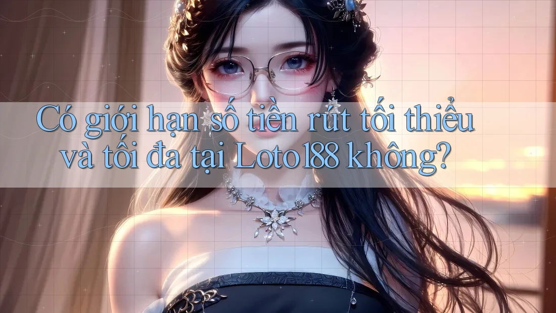 Có giới hạn số tiền rút tối thiểu và tối đa tại Loto188 không?