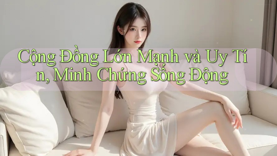 Cộng Đồng Lớn Mạnh và Uy Tín, Minh Chứng Sống Động