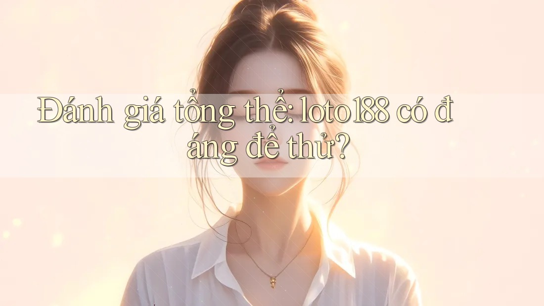 Đánh giá tổng thể: loto188 có đáng để thử?