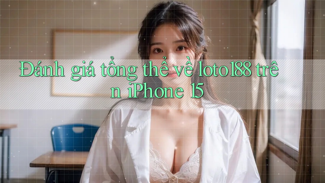 Đánh giá tổng thể về loto188 trên iPhone 15 Đánh giá tổng thể về loto188 trên iPhone 15
