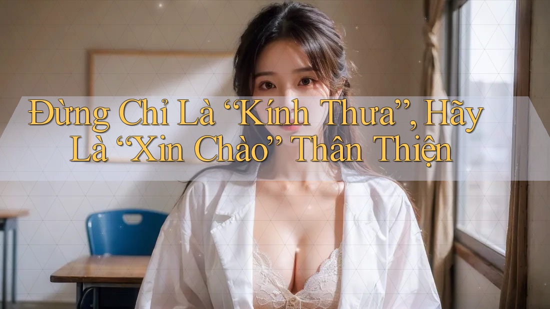 Đừng Chỉ Là “Kính Thưa”, Hãy Là “Xin Chào” Thân Thiện