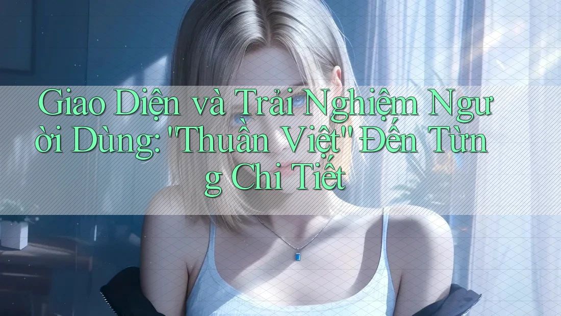 Giao Diện và Trải Nghiệm Người Dùng: “Thuần Việt” Đến Từng Chi Tiết
