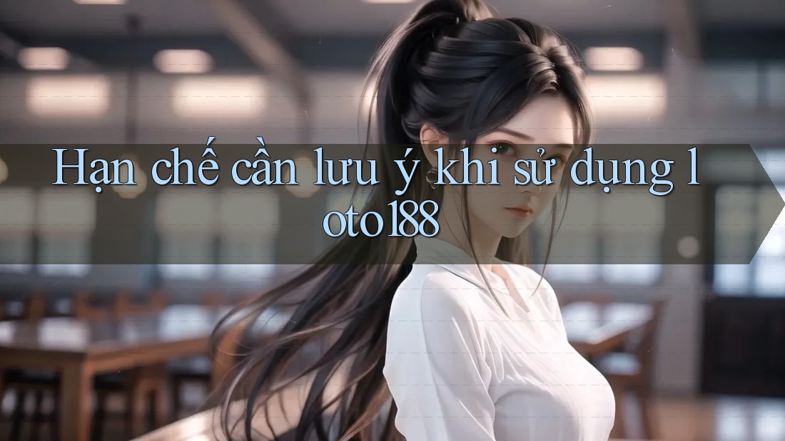 Hạn chế cần lưu ý khi sử dụng loto188
