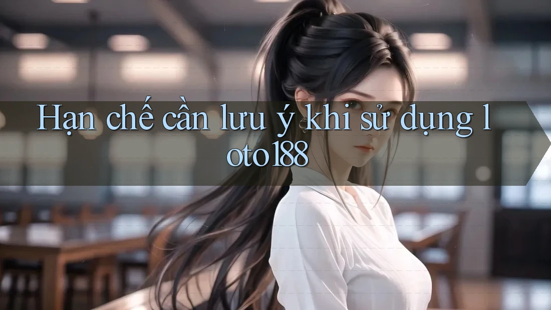Hạn chế cần lưu ý khi sử dụng Loto188