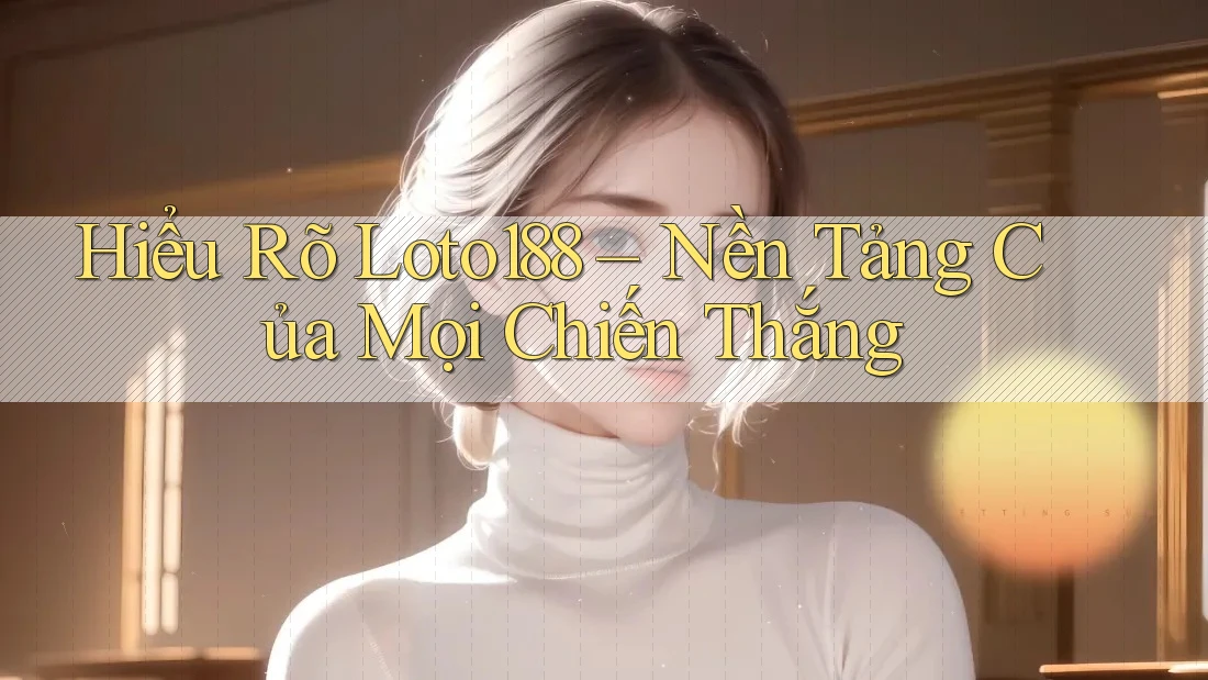 Hiểu Rõ Loto188 – Nền Tảng Của Mọi Chiến Thắng