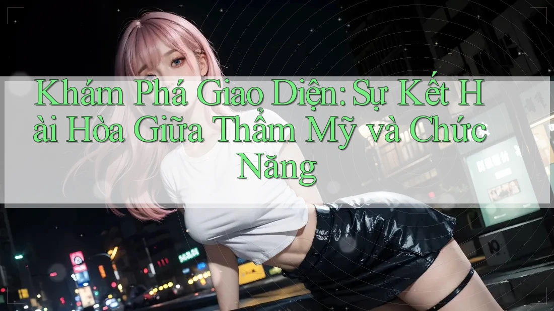 Khám Phá Giao Diện: Sự Kết Hài Hòa Giữa Thẩm Mỹ và Chức Năng