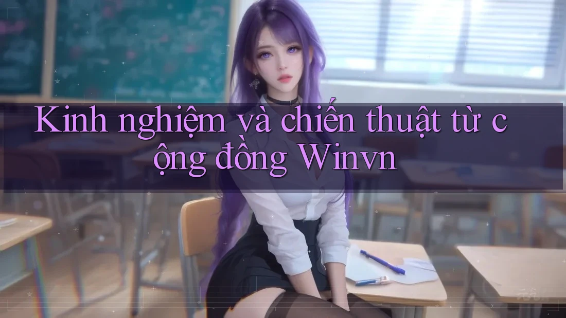 Kinh nghiệm và chiến thuật từ cộng đồng Winvn Kinh nghiệm và chiến thuật từ cộng đồng Winvn