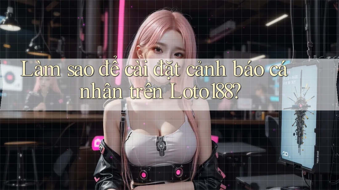 Làm sao để cài đặt cảnh báo cá nhân trên Loto188?
