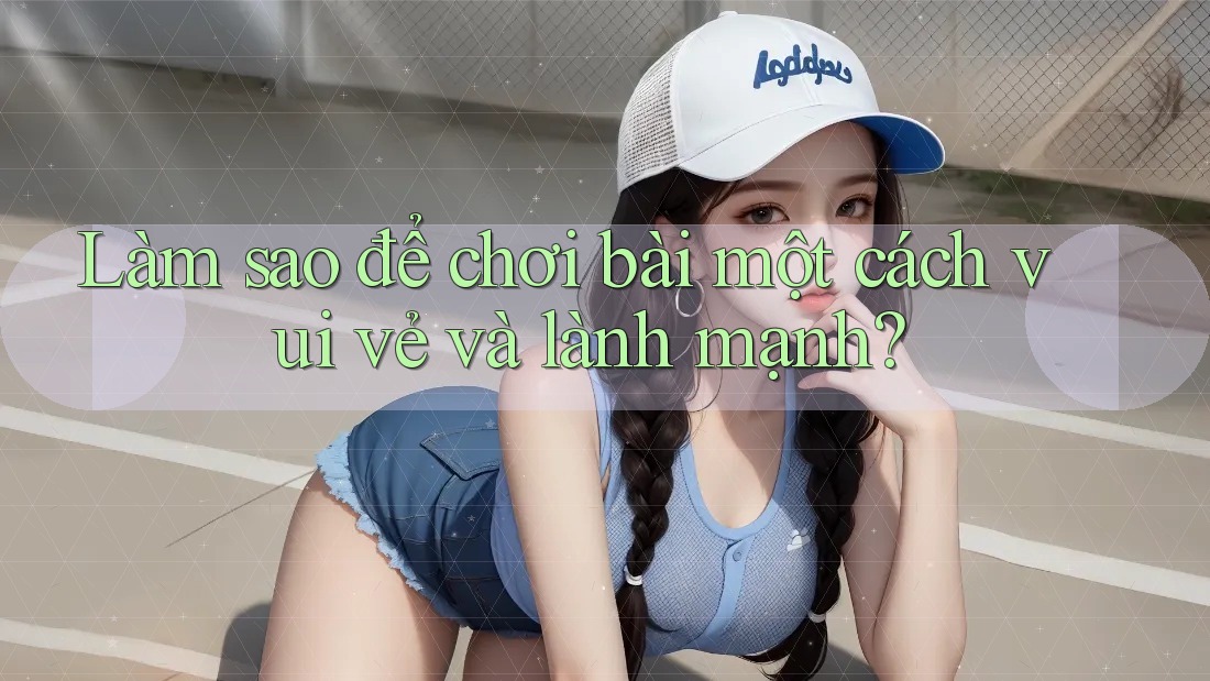 Làm sao để chơi bài một cách vui vẻ và lành mạnh?