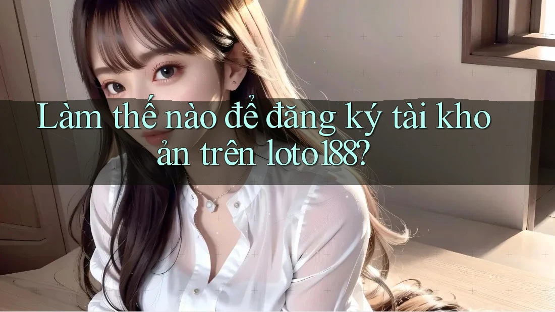 Làm thế nào để đăng ký tài khoản trên loto188?