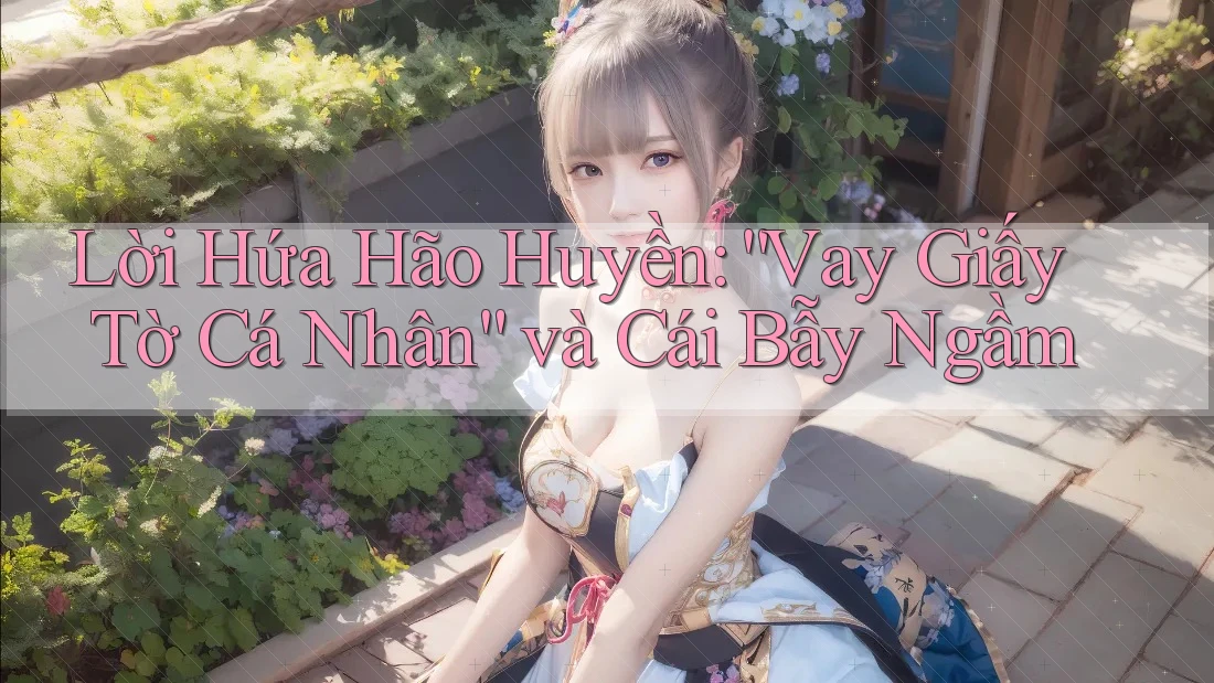 Lời Hứa Hão Huyền: “Vay Giấy Tờ Cá Nhân” và Cái Bẫy Ngầm