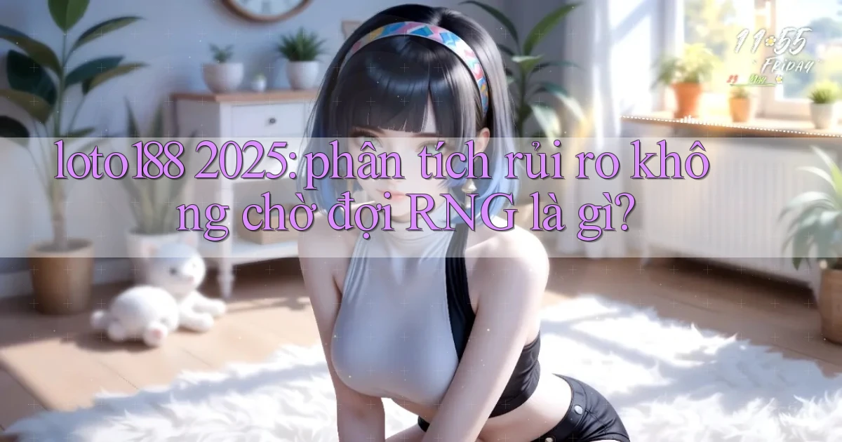 loto188 2025 phân tích rủi ro không chờ đợi RNG là gì