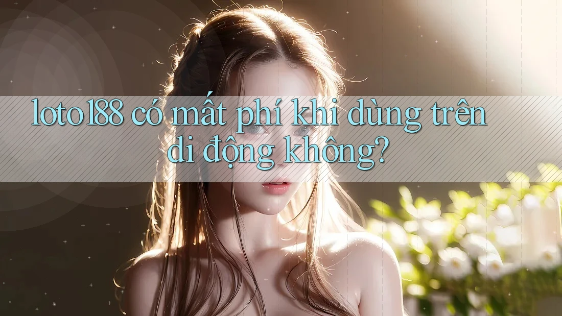 loto188 có mất phí khi dùng trên di động không?