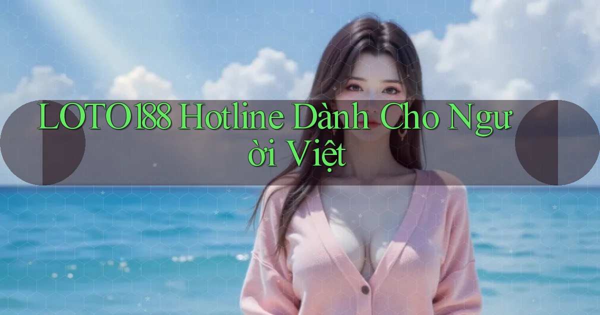 loto188 hotline dành cho người việt