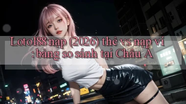 Loto188 nạp (2026) thẻ vs nạp ví bảng so sánh tại Châu Á