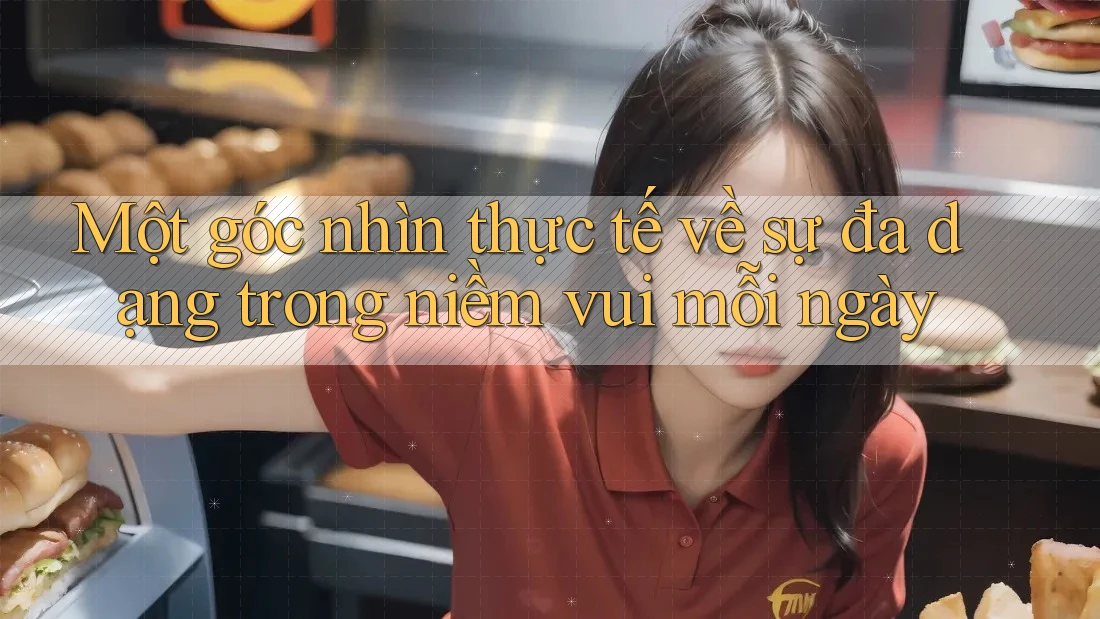 Một góc nhìn thực tế về sự đa dạng trong niềm vui mỗi ngày