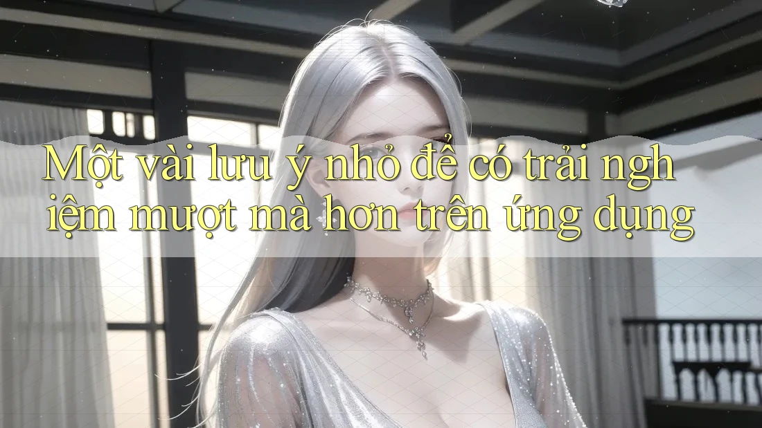 Một vài lưu ý nhỏ để có trải nghiệm mượt mà hơn trên ứng dụng