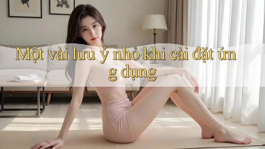 Một vài lưu ý nhỏ khi cài đặt ứng dụng