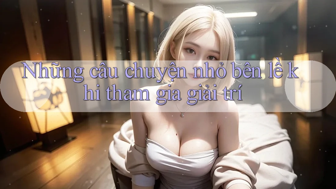 Những câu chuyện nhỏ bên lề khi tham gia giải trí