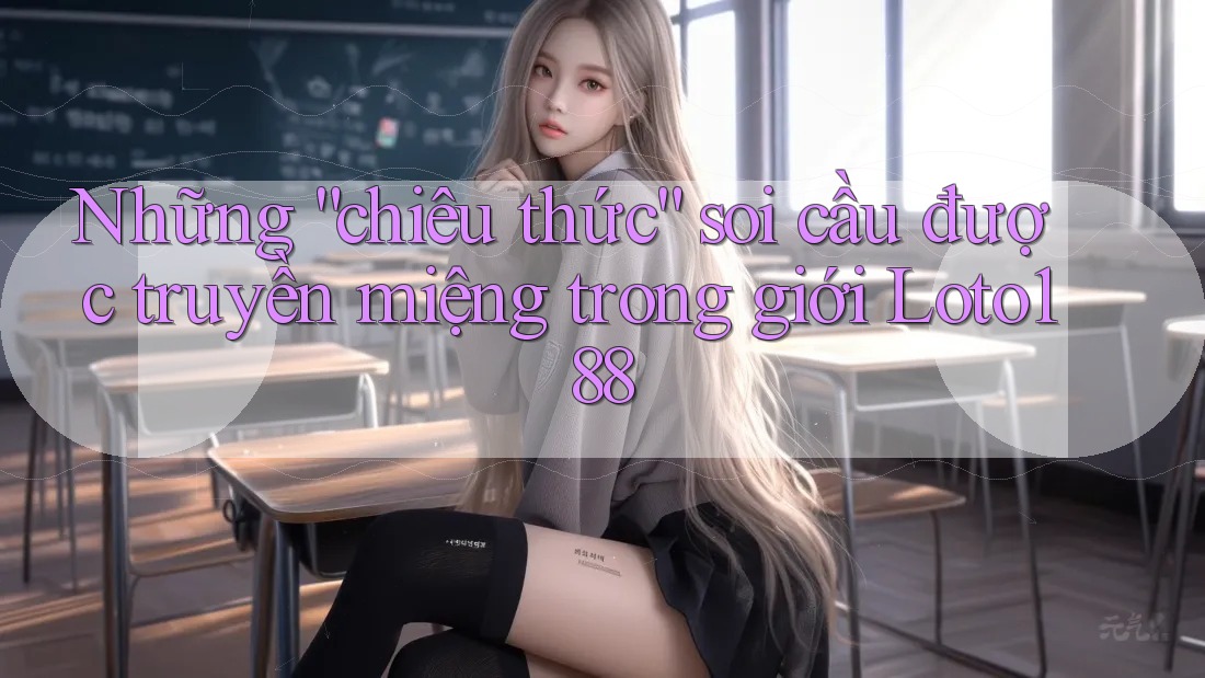 Những “chiêu thức” soi cầu được truyền miệng trong giới Loto188