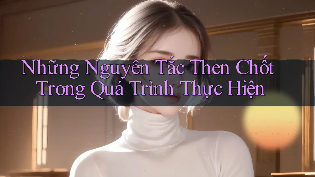 Những Nguyên Tắc Then Chốt Trong Quá Trình Thực Hiện