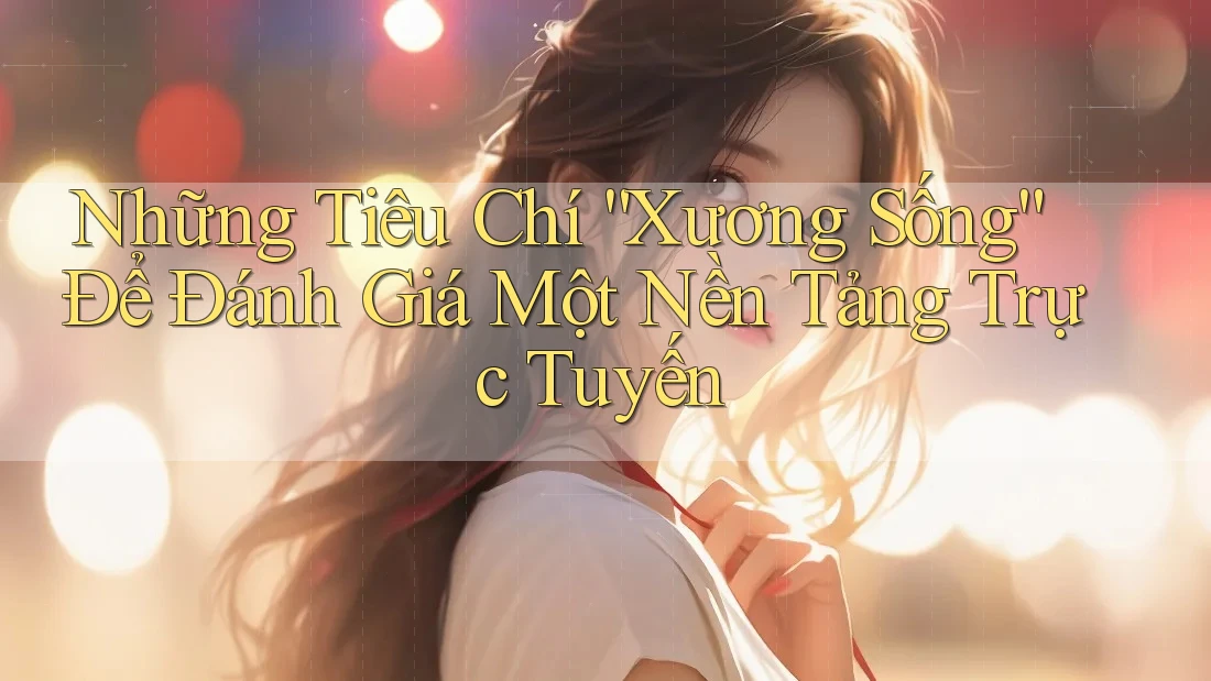 Những Tiêu Chí “Xương Sống” Để Đánh Giá Một Nền Tảng Trực Tuyến