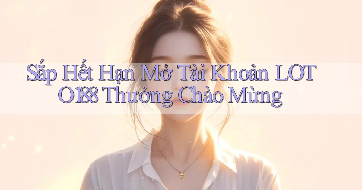sắp hết hạn mở tài khoản loto188 thưởng chào mừng