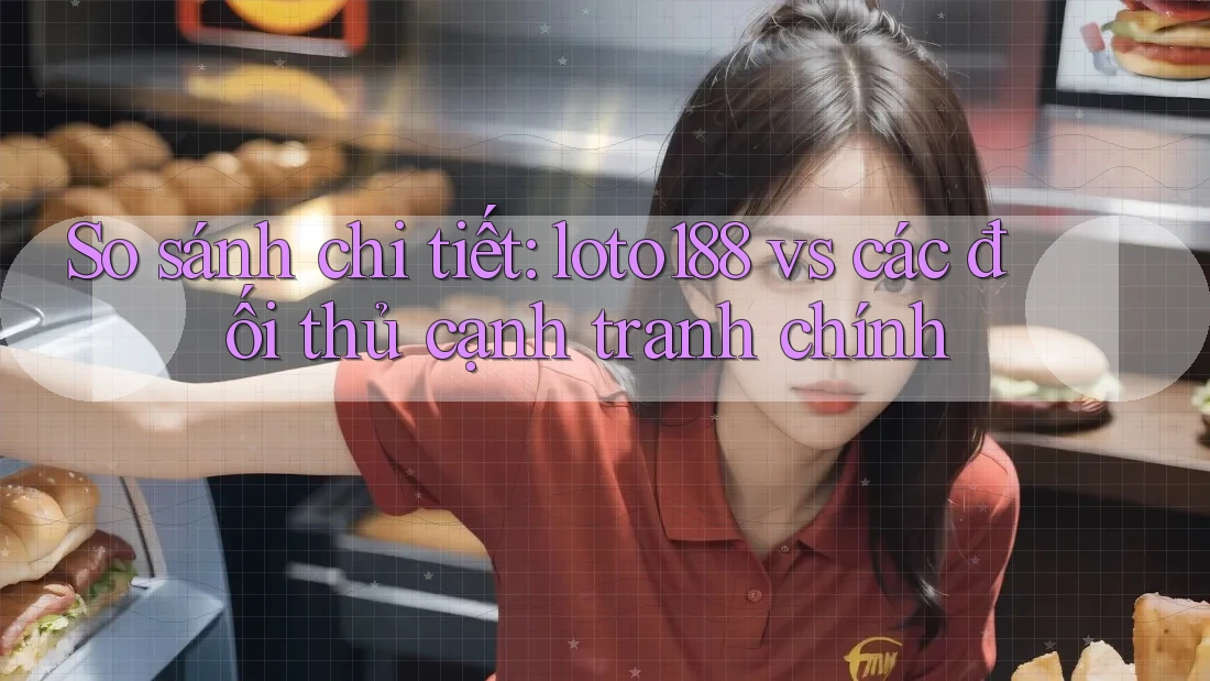 So sánh chi tiết: loto188 vs các đối thủ cạnh tranh chính