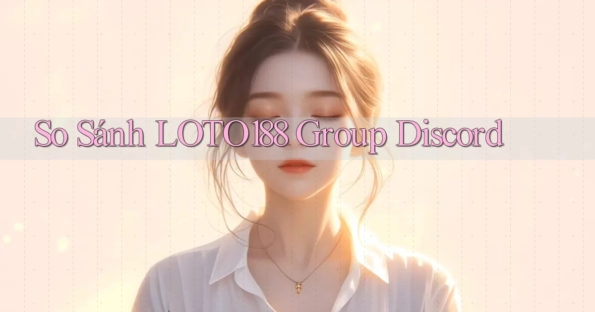so sánh loto188 group discord