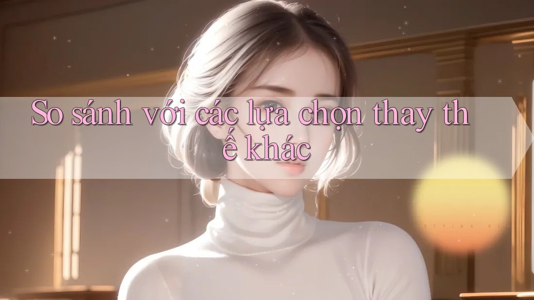So sánh với các lựa chọn thay thế khác