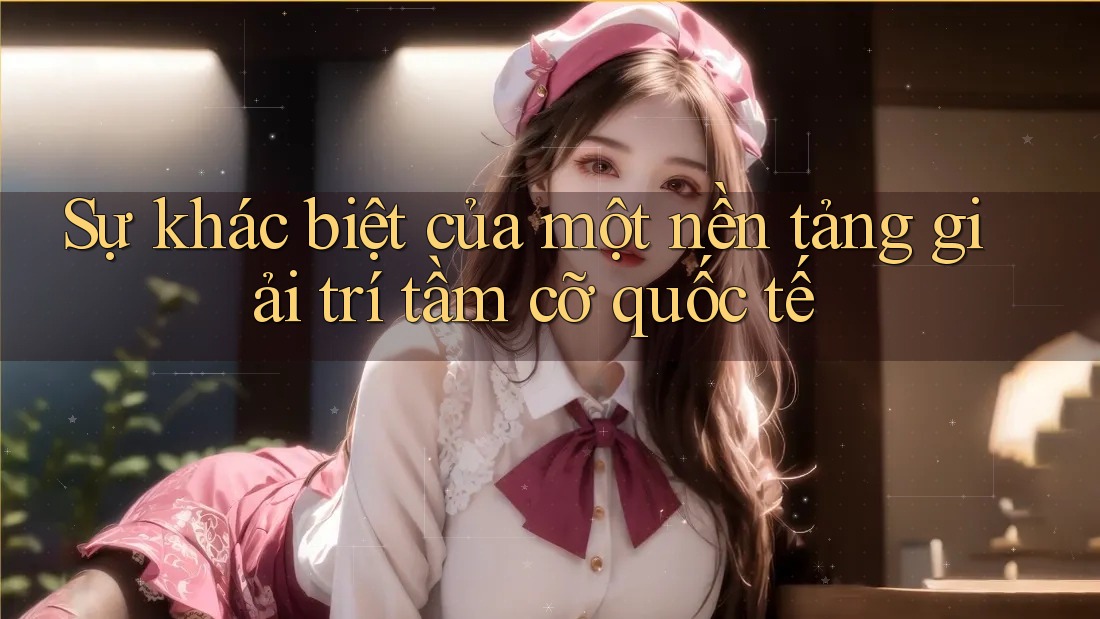 Sự khác biệt của một nền tảng giải trí tầm cỡ quốc tế