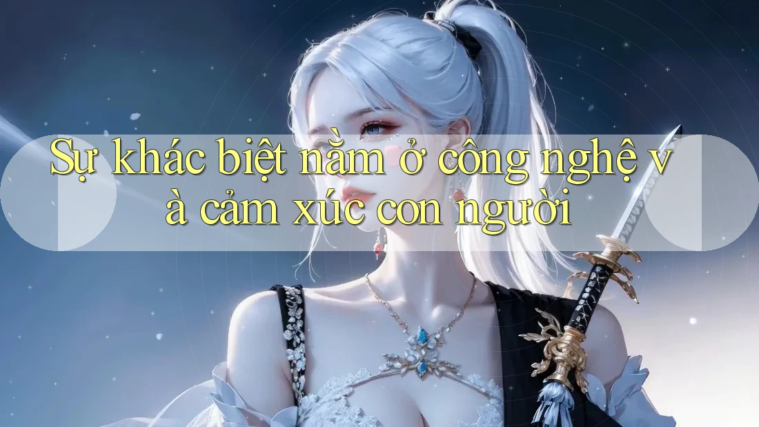 Sự khác biệt nằm ở công nghệ và cảm xúc con người