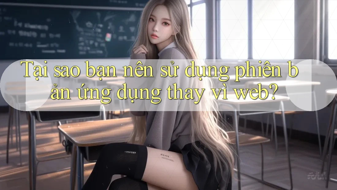 Tại sao bạn nên sử dụng phiên bản ứng dụng thay vì web?