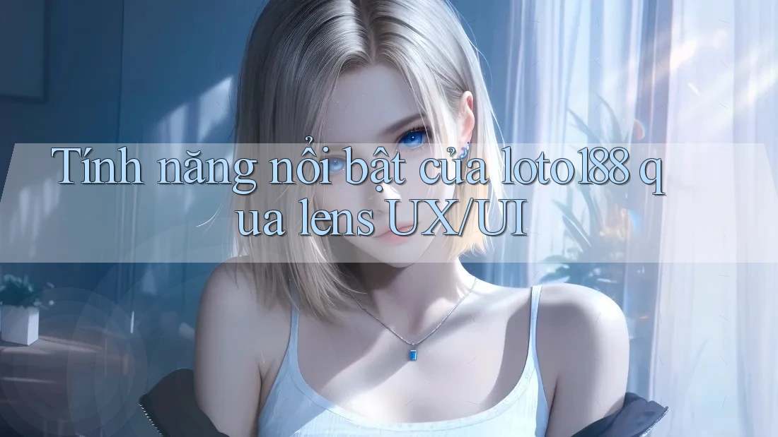Tính năng nổi bật của loto188 qua lens UX/UI