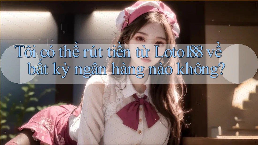 Tôi có thể rút tiền từ Loto188 về bất kỳ ngân hàng nào không?