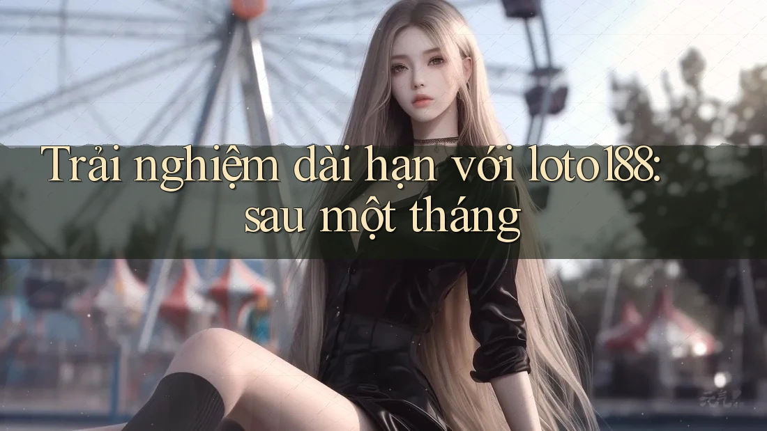 Trải nghiệm dài hạn với loto188: sau một tháng