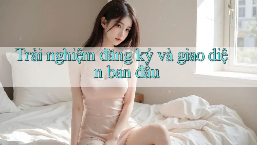 Trải nghiệm đăng ký và giao diện ban đầu